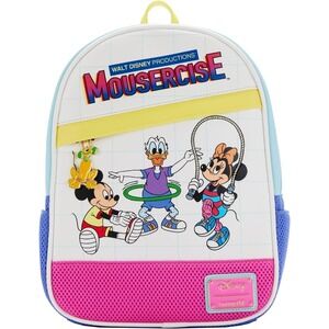 Loungefly Disney Mickey & Friends Mousercise Mini Backpack